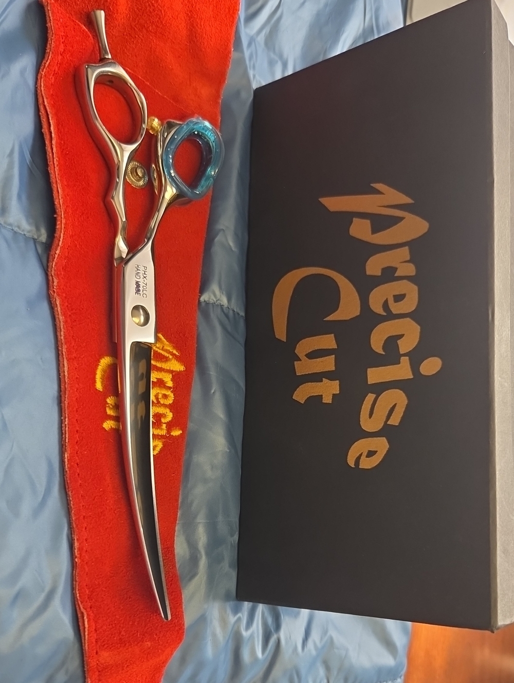 Precise Cut Phoenix Groomimg Scissors Curved